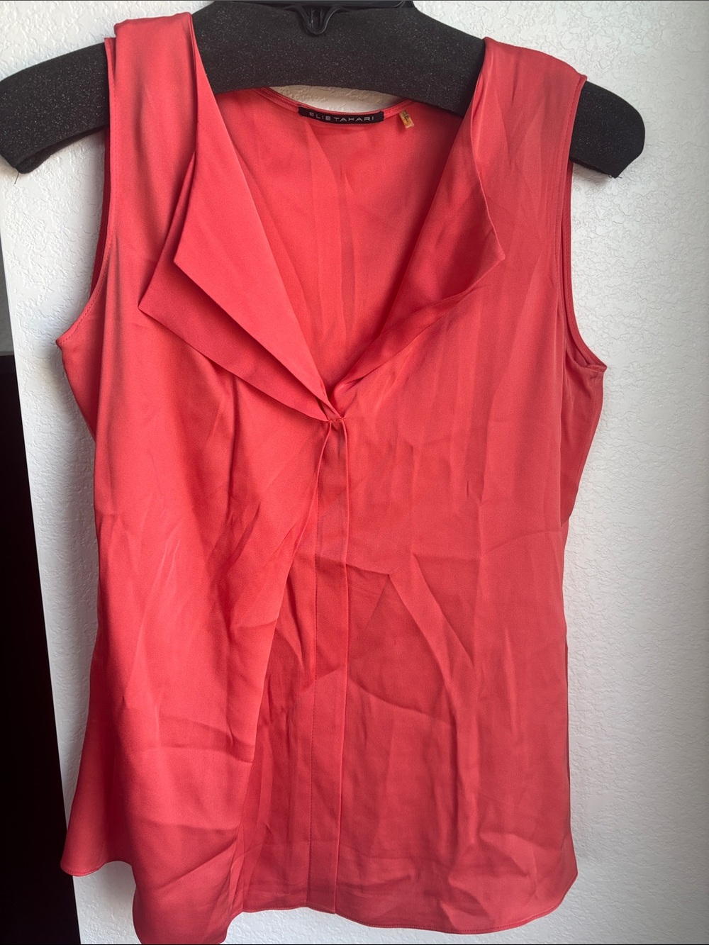 Elie Tahari Coral Sleeveless Silk Camisole